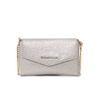 Trussardi Jeans Silver Glitter Clutch